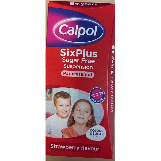 Calpol 6+ 250mg/5ml Sugar Free Suspension