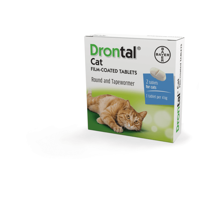 Drontal for Cats Single Tablets -(Price is £2.42 per tablet not for two tablets)